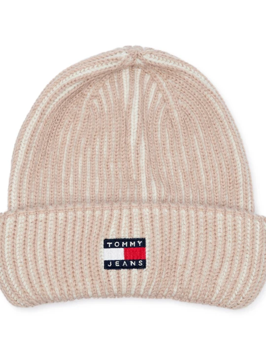 Zdjęcie produktu Tommy Jeans Czapka Heritage | z dodatkiem wełny beżowy