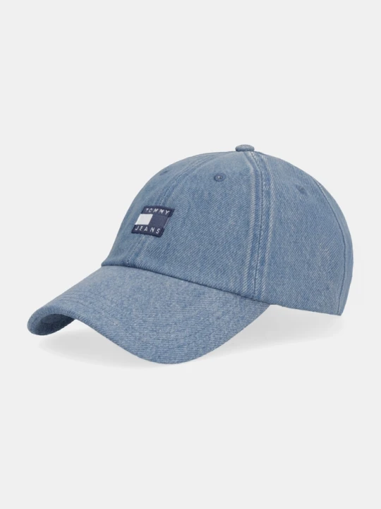 Zdjęcie produktu Tommy Jeans czapka z daszkiem jeansowa niebieski