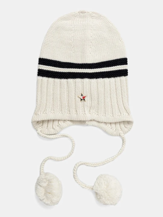 Zdjęcie produktu Tommy Jeans czapka z dodatkiem wełny beżowy