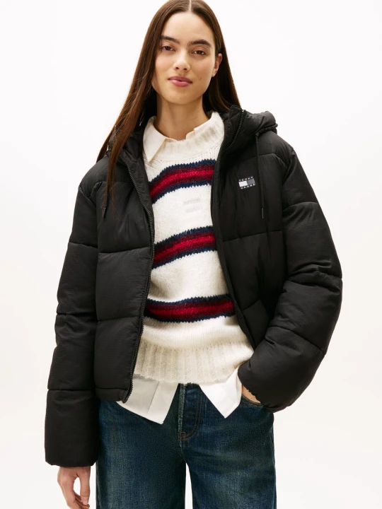 Zdjęcie produktu Tommy Jeans kurtka pikowana Kobiety czarny
