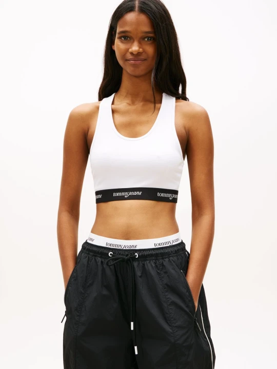 Zdjęcie produktu Tommy Jeans crop top Kobiety biały