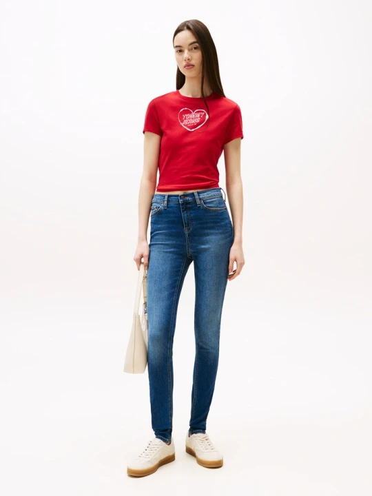 Zdjęcie produktu TOMMY JEANS Dżinsy "Nora" - Skinny fit - w kolorze granatowym rozmiar: W32 / L28