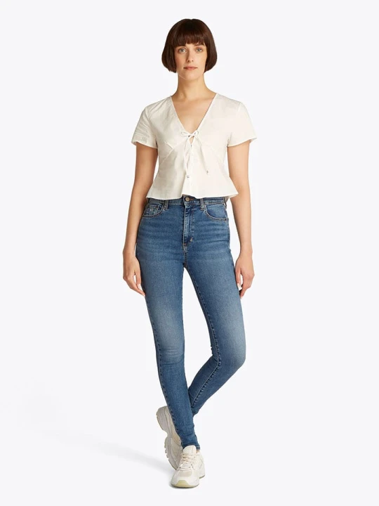 Zdjęcie produktu TOMMY JEANS Dżinsy - Skinny fit - w kolorze niebieskim rozmiar: W25 / L32