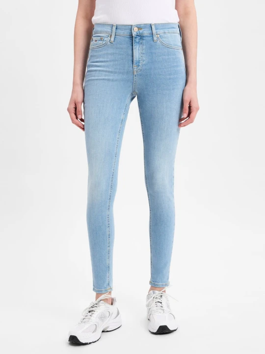 Zdjęcie produktu Tommy Jeans Dżinsy skinny - Nora Kobiety Bawełna niebieski
