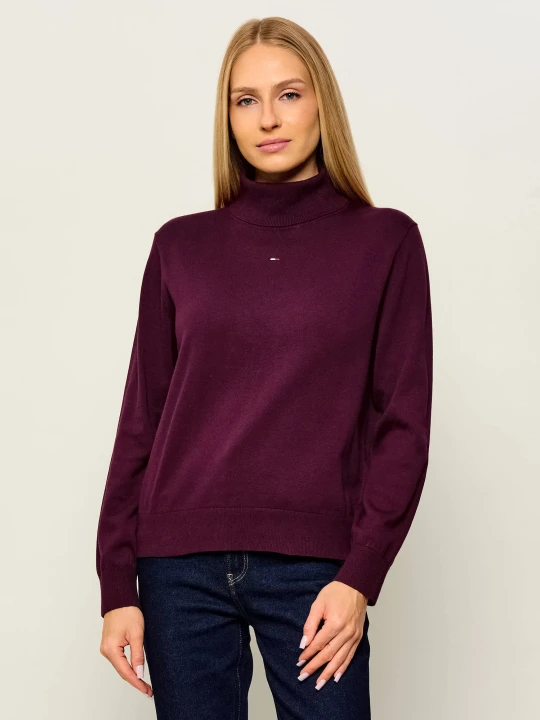 Zdjęcie produktu Tommy Jeans Golf Essential | Regular Fit bordowy