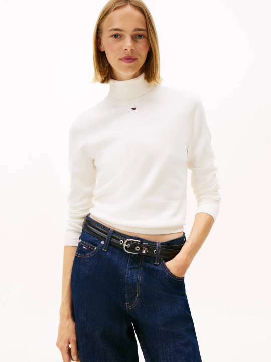 Zdjęcie produktu Tommy Jeans Golf | Regular Fit ecru