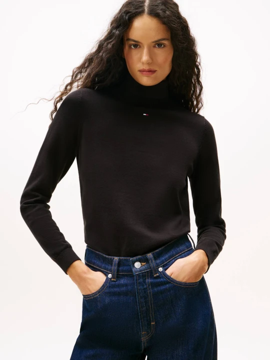 Zdjęcie produktu Tommy Jeans Golf | Regular Fit czarny