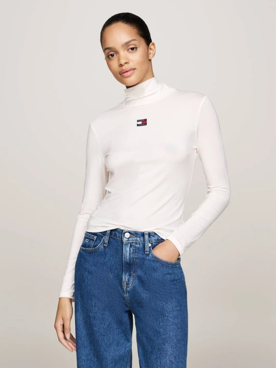 Zdjęcie produktu Tommy Jeans Golf | Skinny fit biały