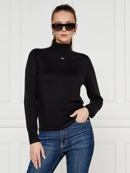 Zdjęcie produktu Tommy Jeans Golf | Slim Fit czarny