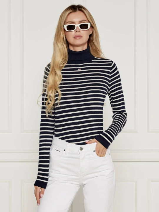 Zdjęcie produktu Tommy Jeans Golf | Slim Fit granatowy
