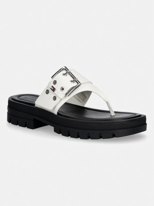 Zdjęcie produktu Tommy Jeans japonki damskie TJW BUCKLE SANDAL biały