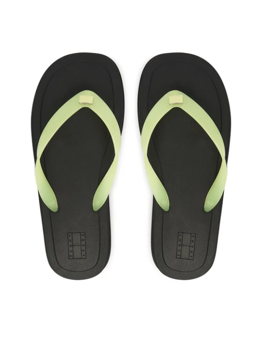 Zdjęcie produktu Tommy Jeans Japonki Tjw Cleated Jelly Summer Sandal EN0EN02954 Zielony