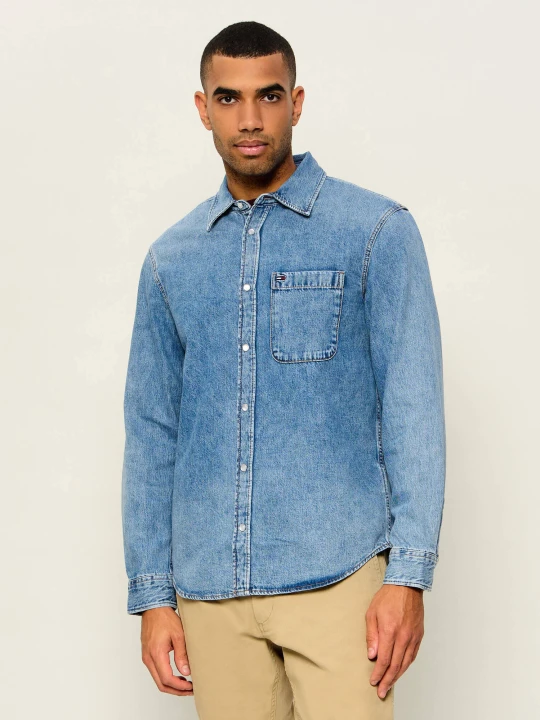 Zdjęcie produktu Tommy Jeans Jeansowa koszula | Regular Fit niebieski