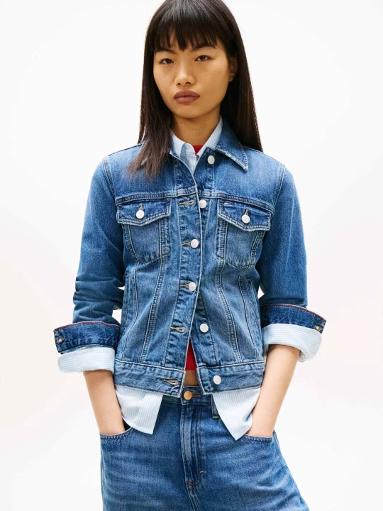 Zdjęcie produktu Tommy Jeans Jeansowa kurtka CLASSIC | Regular Fit niebieski