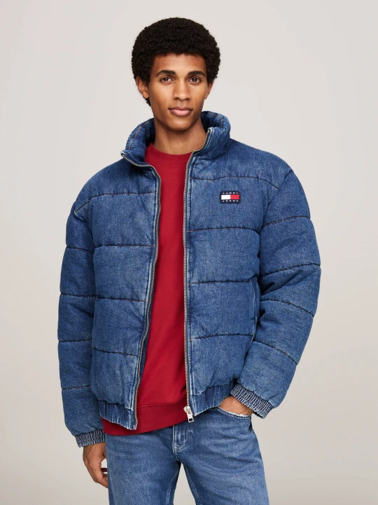 Zdjęcie produktu Tommy Jeans Jeansowa kurtka | Loose fit niebieski