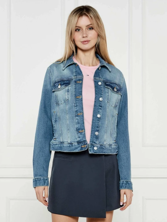 Zdjęcie produktu Tommy Jeans Jeansowa kurtka | Slim Fit niebieski