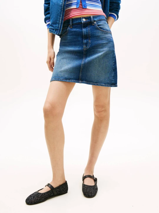 Zdjęcie produktu Tommy Jeans Jeansowa spódnica granatowy