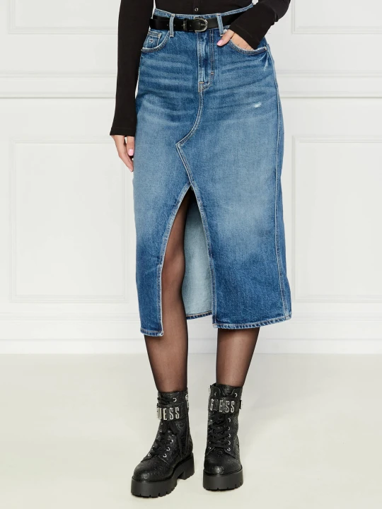 Zdjęcie produktu Tommy Jeans Jeansowa spódnica niebieski