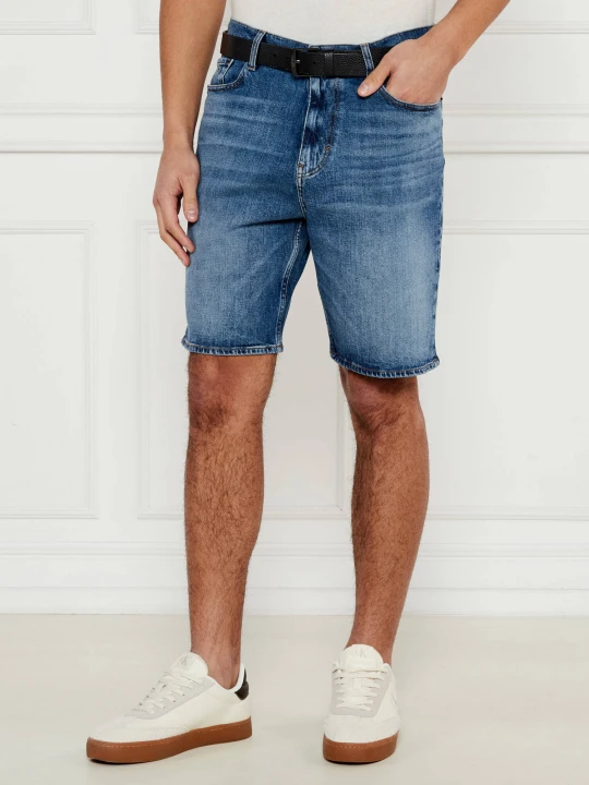 Zdjęcie produktu Tommy Jeans Jeansowe szorty ISAAC | Relaxed fit granatowy