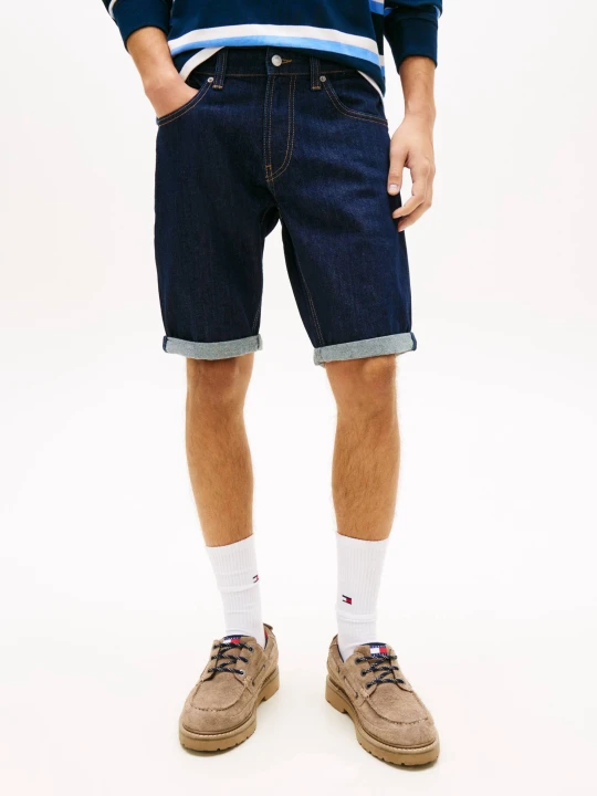 Zdjęcie produktu Tommy Jeans Jeansowe szorty Ronnie | Regular Fit granatowy