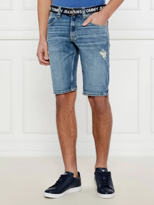 Zdjęcie produktu Tommy Jeans Jeansowe szorty RONNIE | Regular Fit niebieski