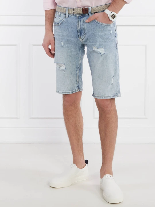 Zdjęcie produktu Tommy Jeans Jeansowe szorty RONNIE | Slim Fit niebieski