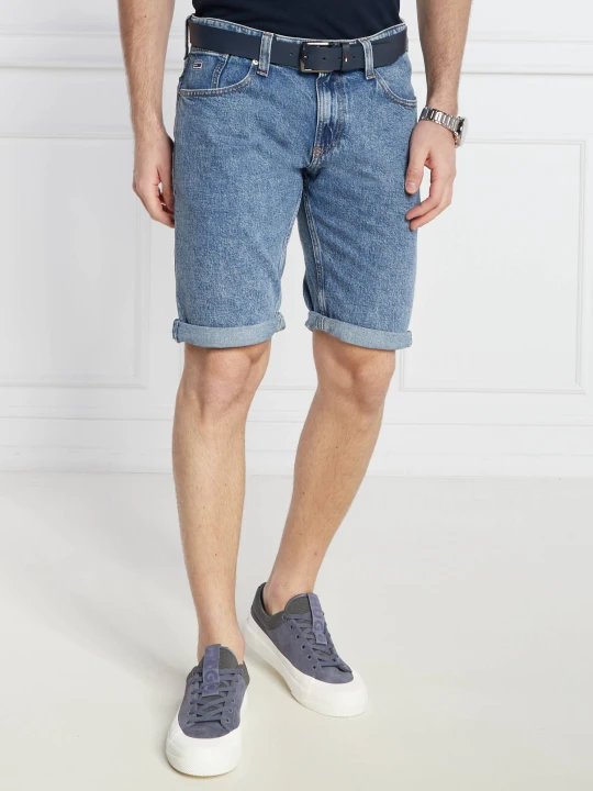 Zdjęcie produktu Tommy Jeans Jeansowe szorty RONNIE | Slim Fit niebieski