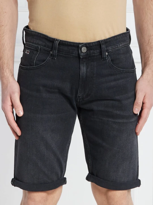 Zdjęcie produktu Tommy Jeans Jeansowe szorty RONNIE | Slim Fit czarny