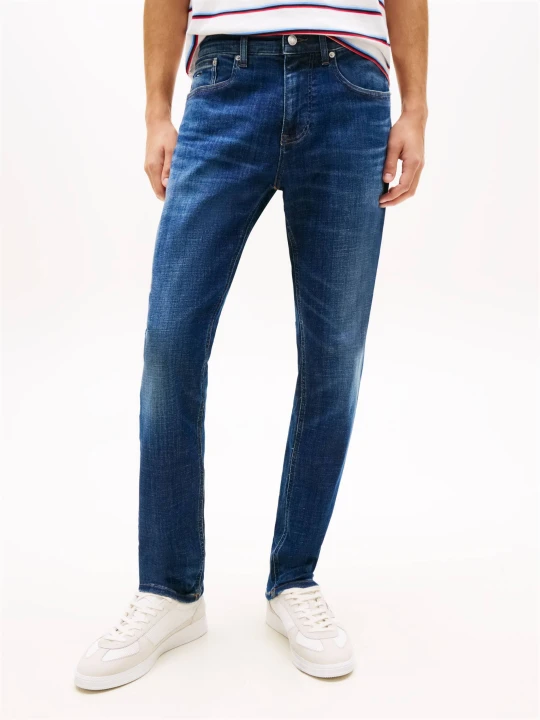 Zdjęcie produktu Tommy Jeans Jeansy AUSTIN BJ1253 | Tapered fit granatowy
