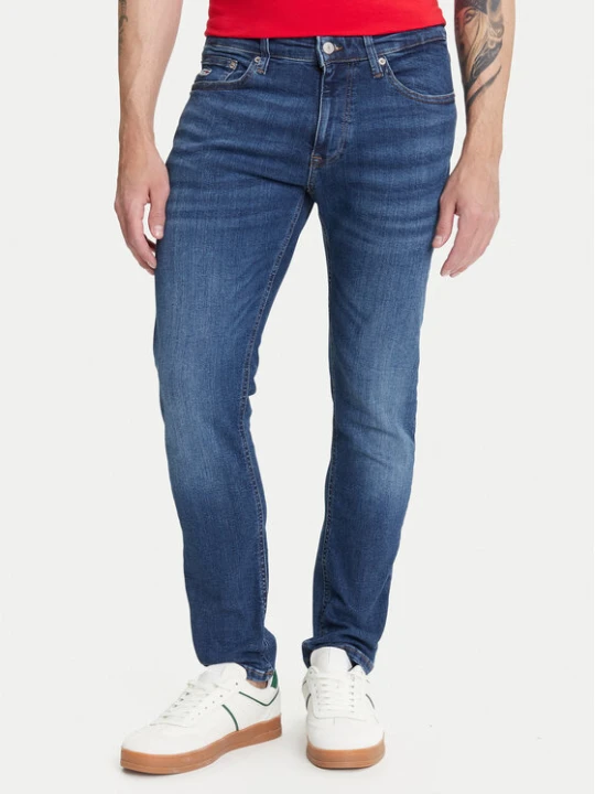 Zdjęcie produktu Tommy Jeans Jeansy Austin DM0DM21891 Granatowy Slim Fit