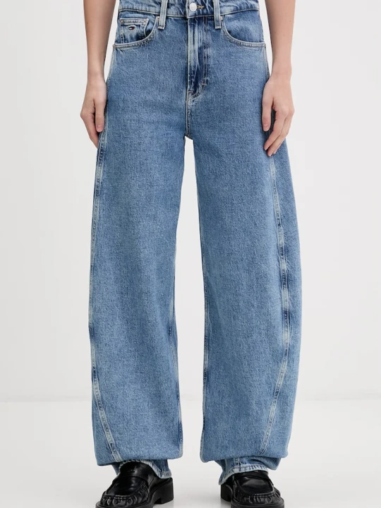 Zdjęcie produktu Tommy Jeans jeansy barrel damskie niebieski
