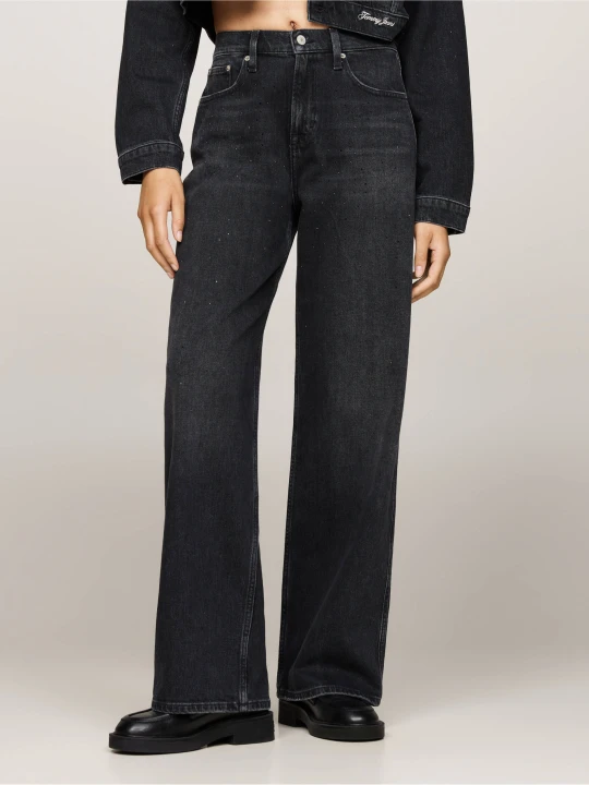 Zdjęcie produktu Tommy Jeans Jeansy BETSY | flare fit czarny