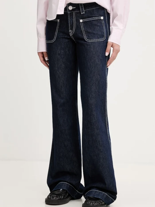 Zdjęcie produktu Tommy Jeans jeansy bootcut damskie granatowy