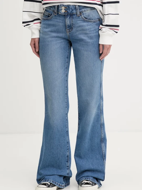Zdjęcie produktu Tommy Jeans jeansy bootcut damskie niebieski