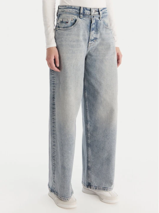 Zdjęcie produktu Tommy Jeans Jeansy Charlie DW0DW20473 Niebieski Wide Leg