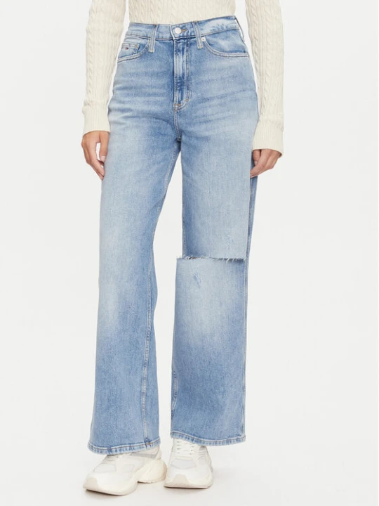 Zdjęcie produktu Tommy Jeans Jeansy Claire DW0DW19608 Niebieski Wide Leg