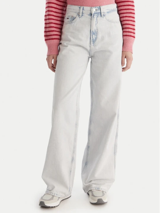 Zdjęcie produktu Tommy Jeans Jeansy Claire DW0DW21378 Niebieski Wide Leg
