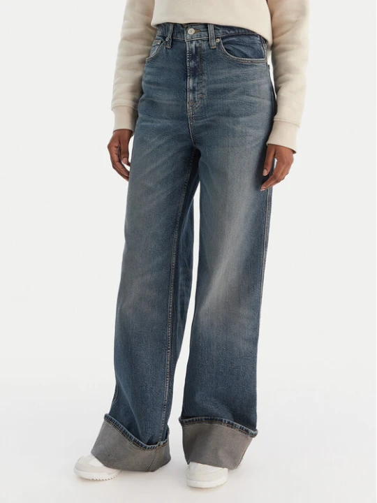 Zdjęcie produktu Tommy Jeans Jeansy Claire DW0DW22629 Granatowy Wide Leg