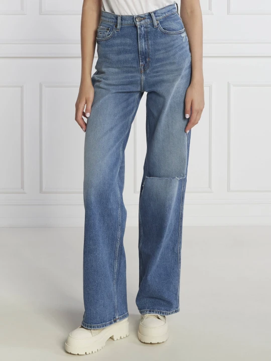 Zdjęcie produktu Tommy Jeans Jeansy CLAIRE | Loose fit | high rise niebieski