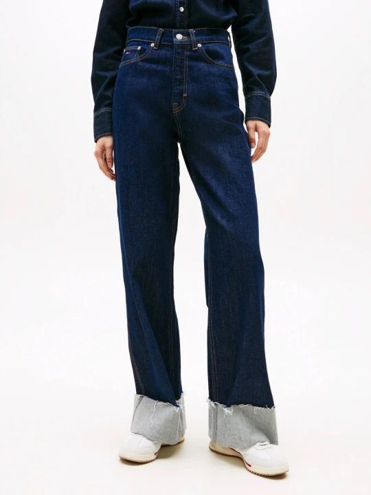 Zdjęcie produktu Tommy Jeans Jeansy CLAIRE | Relaxed fit | high waist granatowy