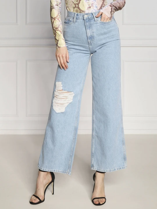 Zdjęcie produktu Tommy Jeans Jeansy CLAIRE | Straight fit | high rise niebieski
