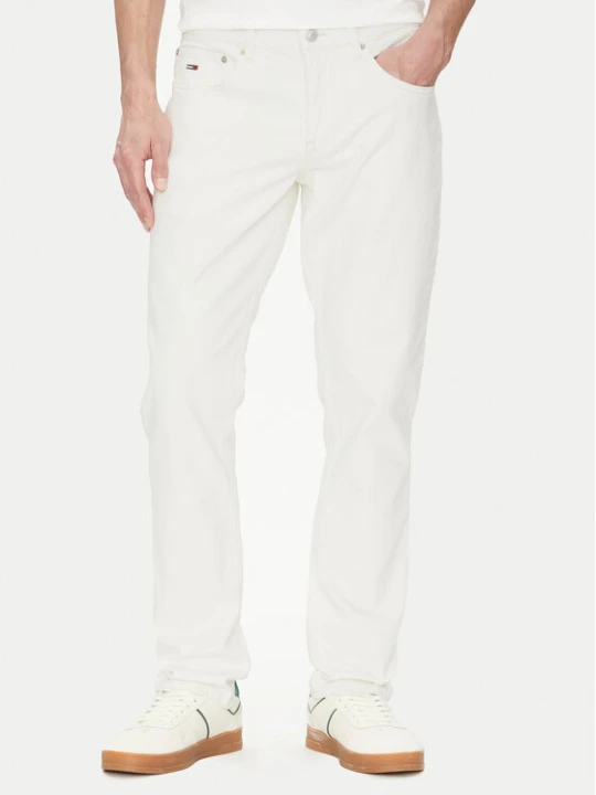 Zdjęcie produktu Tommy Jeans Jeansy DM0DM20980 Biały Slim Fit