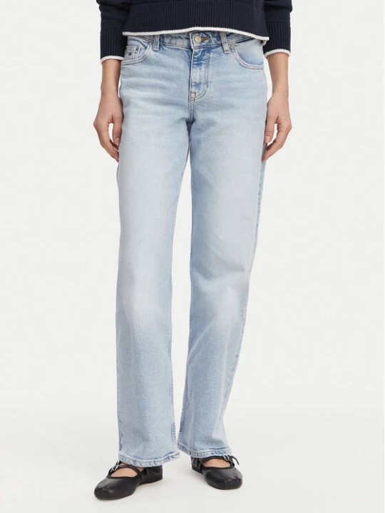 Zdjęcie produktu Tommy Jeans Jeansy DW0DW23047 Niebieski jasny Straight Fit