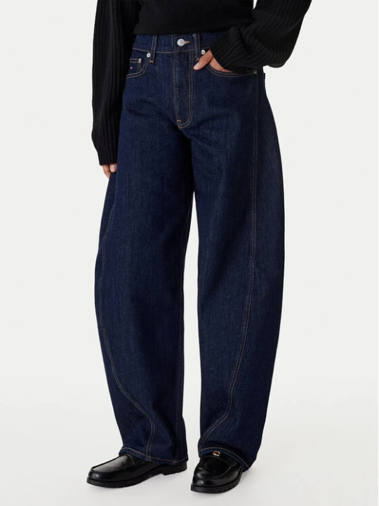 Zdjęcie produktu Tommy Jeans Jeansy Ella DW0DW22617 Granatowy Barrel Fit