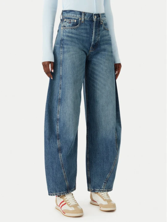 Zdjęcie produktu Tommy Jeans Jeansy Ella DW0DW23098 Niebieski Barrel Fit