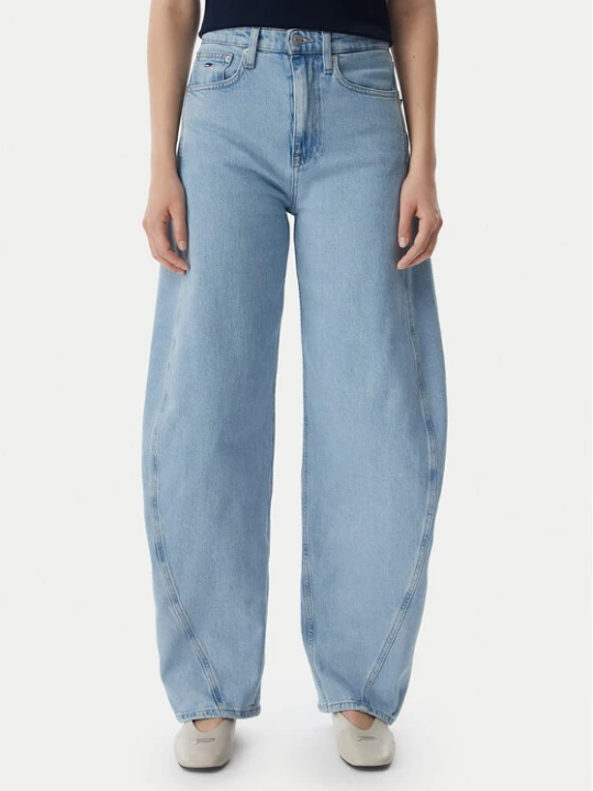 Zdjęcie produktu Tommy Jeans Jeansy Ella DW0DW23102 Niebieski Barrel Fit
