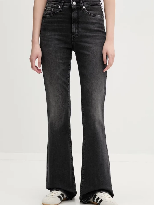 Zdjęcie produktu Tommy Jeans jeansy flare damskie czarny