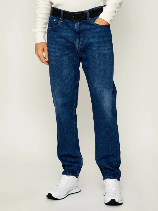 Zdjęcie produktu Tommy Jeans Jeansy ISAAC | Tapered fit granatowy