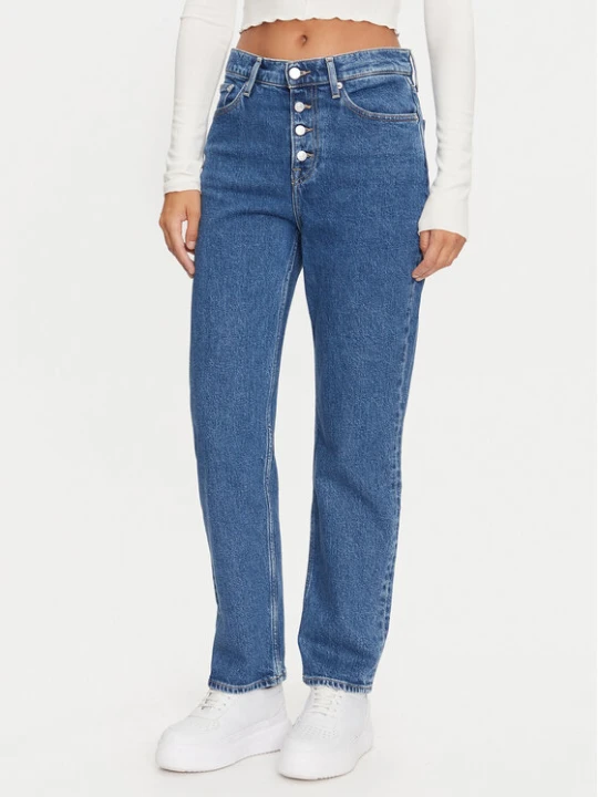 Zdjęcie produktu Tommy Jeans Jeansy Izzie DW0DW19536 Niebieski Slim Fit