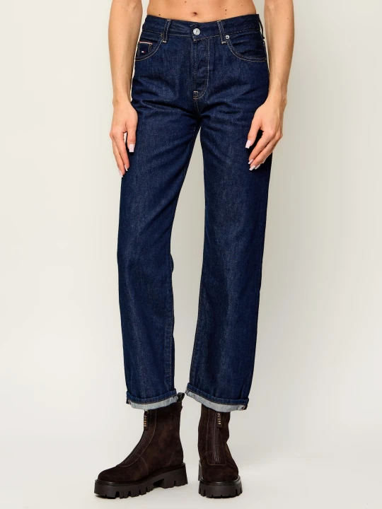 Zdjęcie produktu Tommy Jeans Jeansy Kira DJ9050 | Straight fit | mid rise granatowy